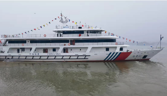 長江干線最先進海事應急指揮船交付，常熟國瑞配套全船套電氣設備